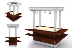 Walls + Forms introduces customizable interior concession retail merchandising units