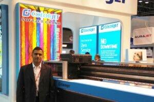 Colorjet launches new Softjet Grand and Vastrajet printers at SGI Dubai 2015
