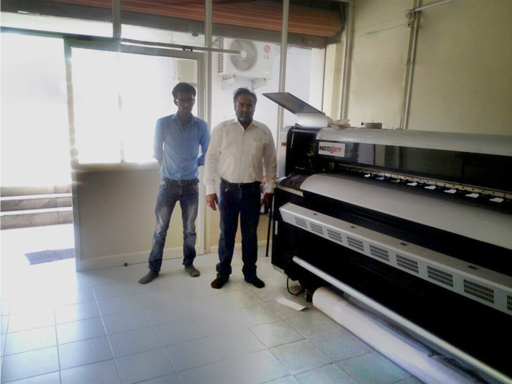 Mr. Abdul Salim from SS Digital Solvent Printer