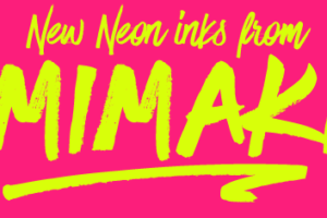 New fluorescent Neon inks from Mimaki for TS300P-1800 printer