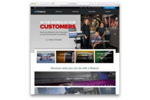 Roland DG redesigns corporate website to optimise visitors’ experience