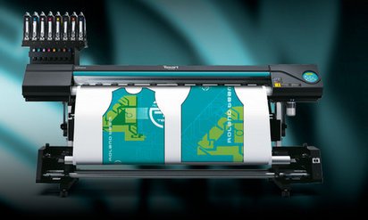 Read more about the article Roland DG introduces fluorescent ink for its Texart dye sub printer at drupa 2016