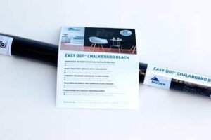 Neschen Easy Dot Chalkboard Black now available in two meter roll