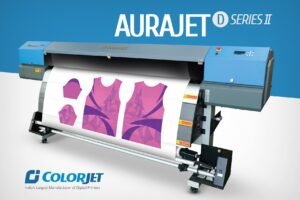 ColorJet India’s new Aurajet D-II Series dye sublimation printer launched at Gartex 2017