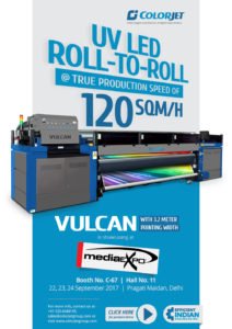 Colorjet UV Led R2R at Media Expo 1