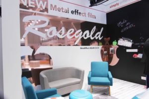 ASLAN complements its metal effect films with trendy rosegold