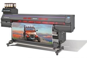 MIMAKI unpacking three new smaller versions of its UCJV300 Series at FESPA 2018