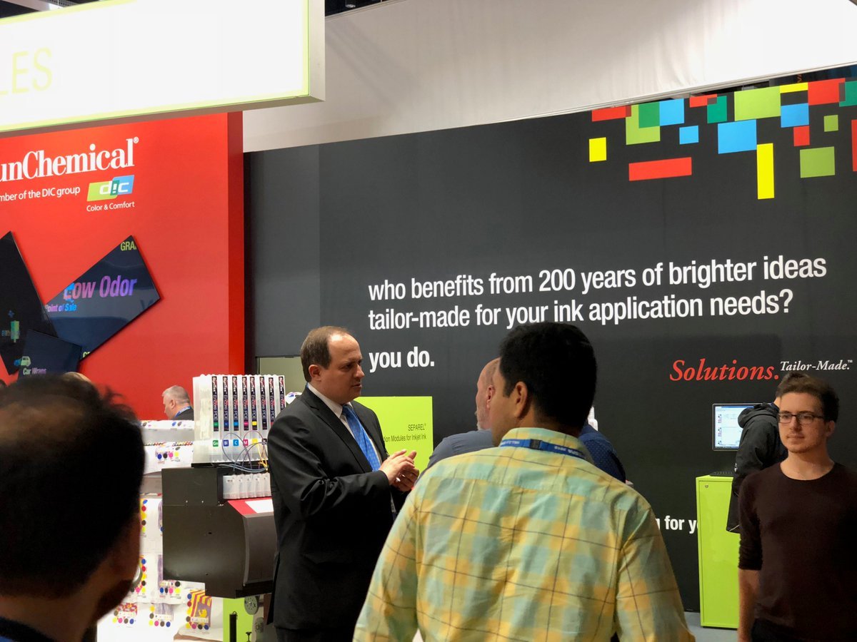 You are currently viewing Sun Chemical showcases broader ink portfolio at FESPA 2018