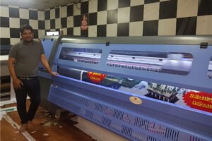 Goldtech Megajet printer installed at Sai Advertising Services