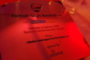 Roland users celebrate their crafts at 2018 British Sign Awards
