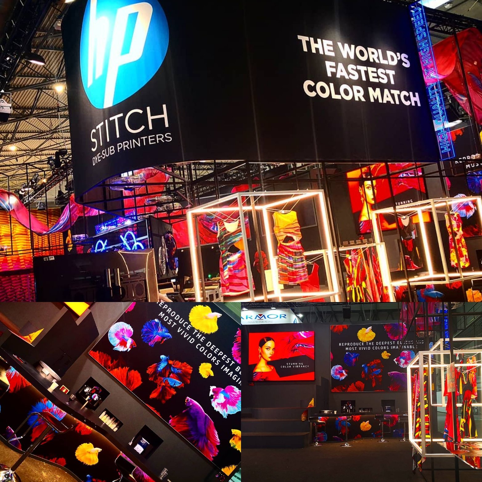 You are currently viewing HP showcases its flagship new HP Stitch S Series printer at ITMA 2019