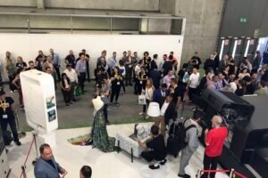 Kornit Digital demonstrates its new Presto printer at ITMA 2019