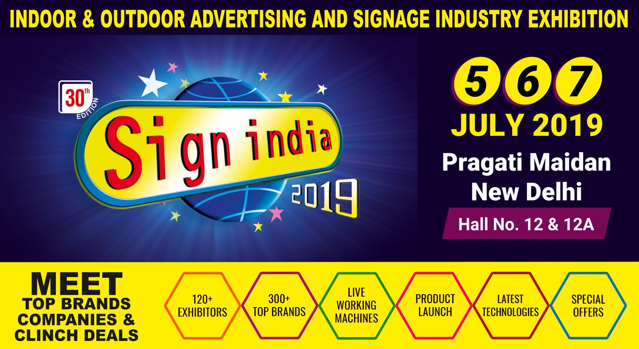 You are currently viewing All geared up for New Delhi edition of Sign India 2019