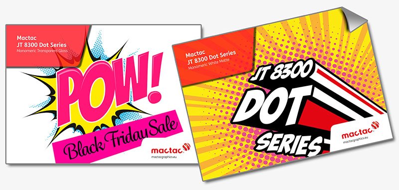 You are currently viewing Mactac announces new JT 8300 Dot Floors printable white films