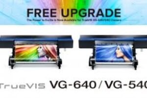 Roland DG announces free upgrade for TrueVIS VG-640/540