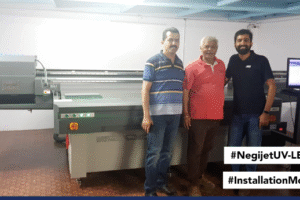 Shalimar Enterprise upgrade facility with Negijet UV flatbed printer