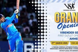 Cricket Virender Sehwag launches first ‘VS Store’ in Ahmedabad