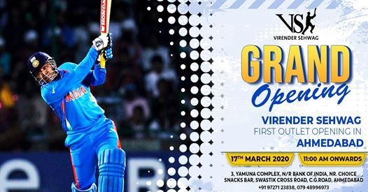 Read more about the article Cricket Virender Sehwag launches first ‘VS Store’ in Ahmedabad