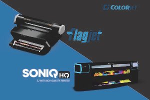 ColorJet introduces two new inkjet printers—SONIQ HQ & FLAGJET