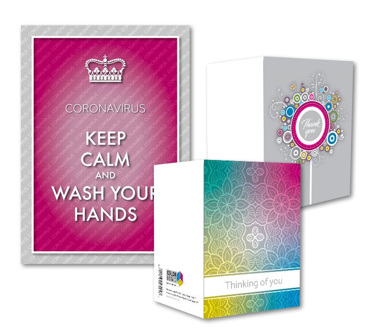 Read more about the article Color-Logic offers free print-ready metallic files to print coronavirus safety posters