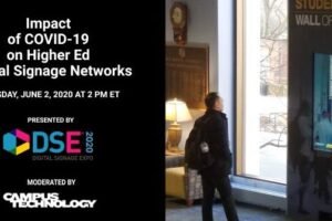 Digital Signage Expo (DSE) webinar on impact of COVID-19 on digital signage networks