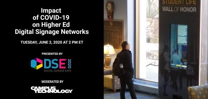 Read more about the article Digital Signage Expo (DSE) webinar on impact of COVID-19 on digital signage networks