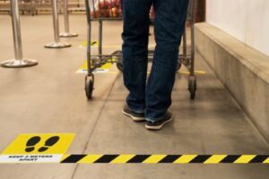 HP and 3M join hands on social distancing signage templates