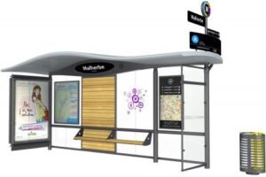 JCDecaux invents air-conditioned bus shelter