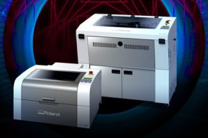 Roland LV series engravers employ state-of-the-art CO2 laser technology to cut out different materials