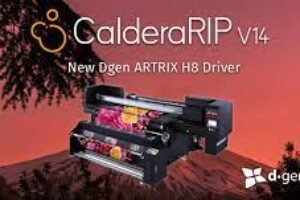CalderaRIP Version 14 supports D-gen’s new textile printer