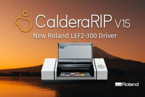 CalderaRIP now compatible with Roland benchtop UV printer