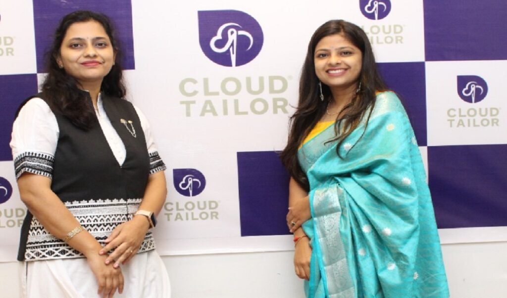 From left Susmitha Lakkakula Founder CloudTailor Divya Patel Franchise Owner. 1