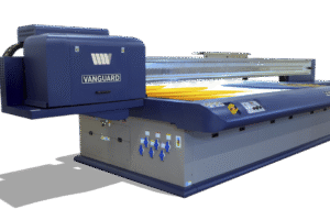 Color-Logic certifies Vanguard VK300D-HS flatbed LED UV printer