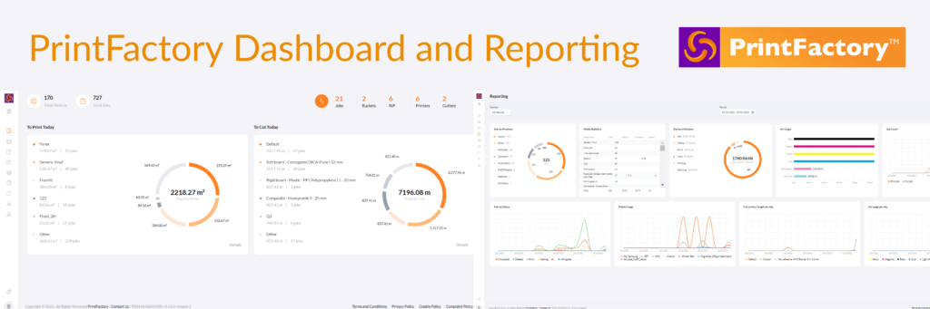 PrintFactory Dashboard and Reporting