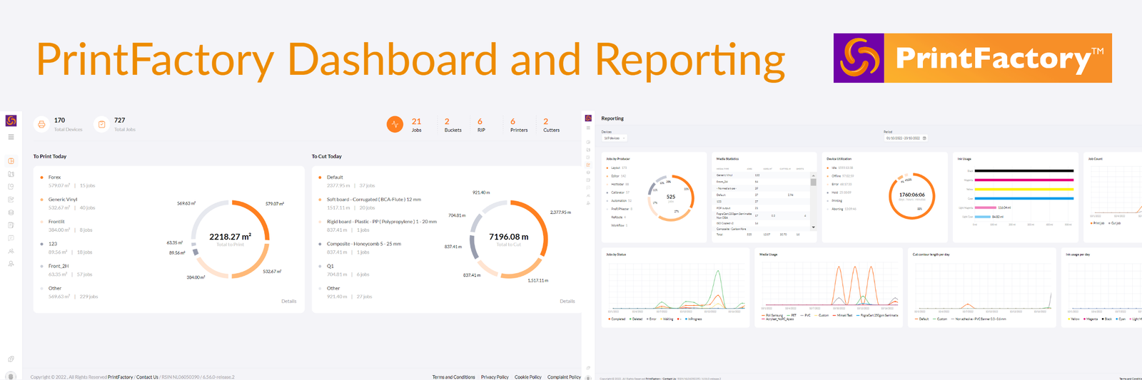 You are currently viewing PrintFactory unveils Dashboard and Reporting features
