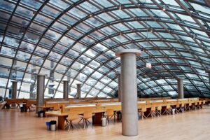Mega wrap of University of Chicago’s glass-domed reading room