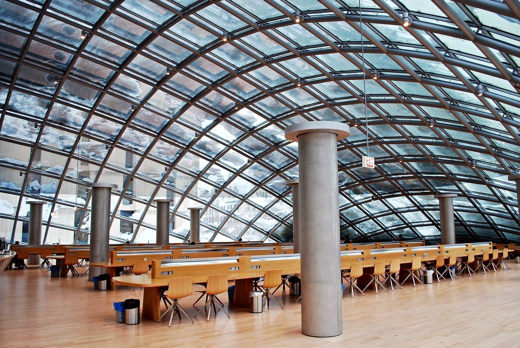 Read more about the article Mega wrap of University of Chicago’s glass-domed reading room