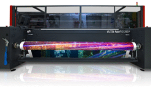 EFI Fabrivu 340i+ engineered for direct printing onto fabric and inline sublimating