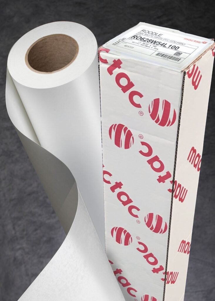 0068797 mactac imagin wallnoodle matte white ultra repositionable vinyl 54in x 100ft
