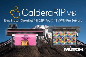 CalderaRIP Version 16 supports Mutoh Mutoh XpertJet printers