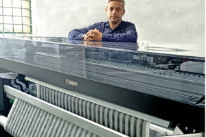 Arrow Digital installs Canon Colorado 1650 at Wallqueen Interiors