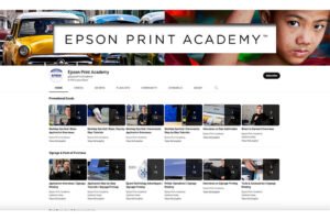 EPSON expands Print Academy YouTube channel