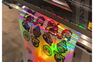 ROLAND Holographic Prism Film ideal for indoor & short-term outdoor applications