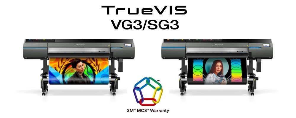 You are currently viewing Roland DG TrueVISTM VG3 and SG3 printer/cutters approved for 3M MCS Warranty