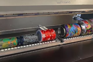 Roland DGA Rotary Rack attachments enable 360-degree printing
