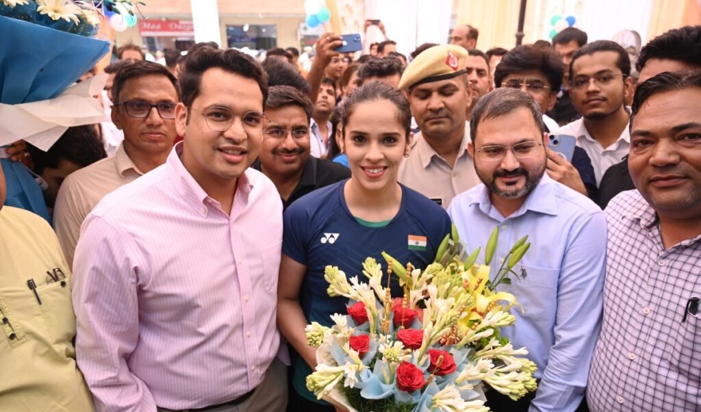 Omaxe World Street Saina Nehwal