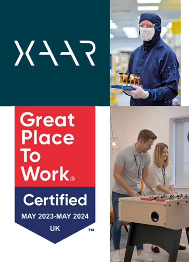 Read more about the article XAAR accredited as ‘Great Place to Work’