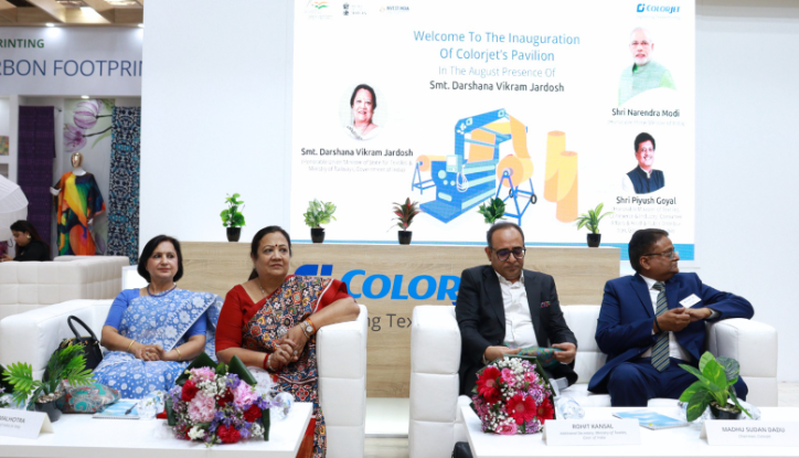 Read more about the article ColorJet pavilion at ITMA 2023 Milan inaugurated by Indian Union Minister of Textile