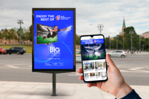 Mobile OOH strategy for the Rugby World Cup 2023