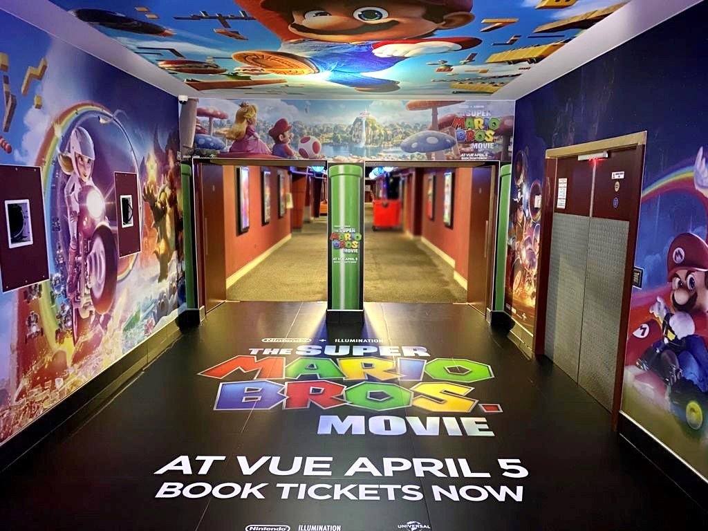 You are currently viewing UFabrik textile media superbly promotes ‘Super Mario Bros’ movie